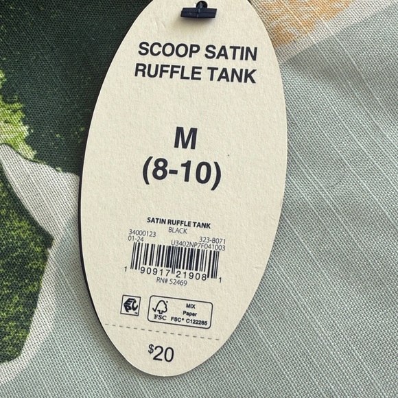 Elegant Black Ruffled Women's Top - Picture 3 of 3